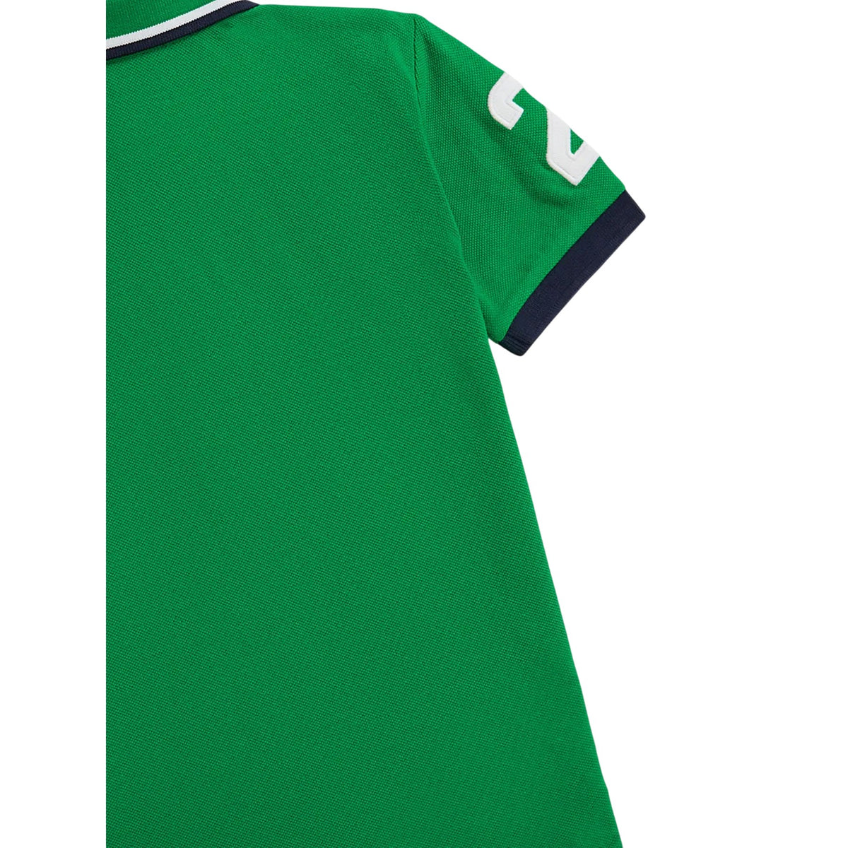 Green - Side - Ralph Lauren Childrens-Kids Colour Block Rugby Shirt