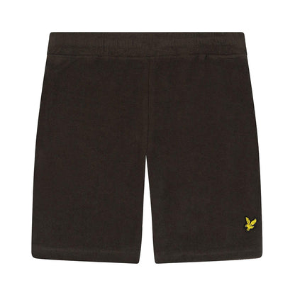 Olive - Front - Lyle & Scott Childrens-Kids Towelling Shorts