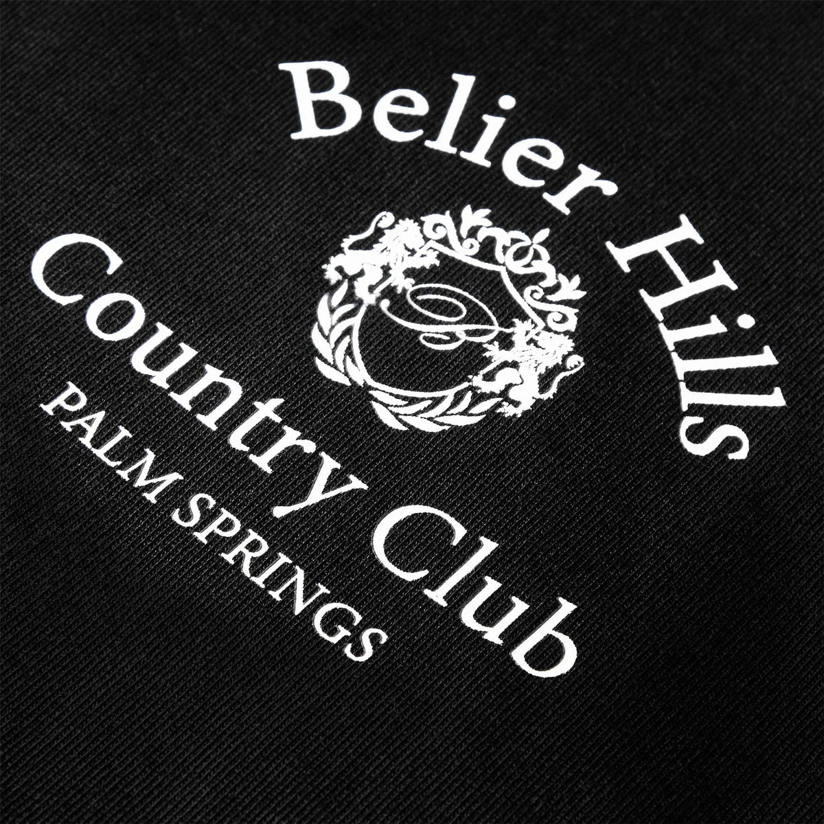 Black-White - Side - Belier Mens Country Club Oversized T-Shirt