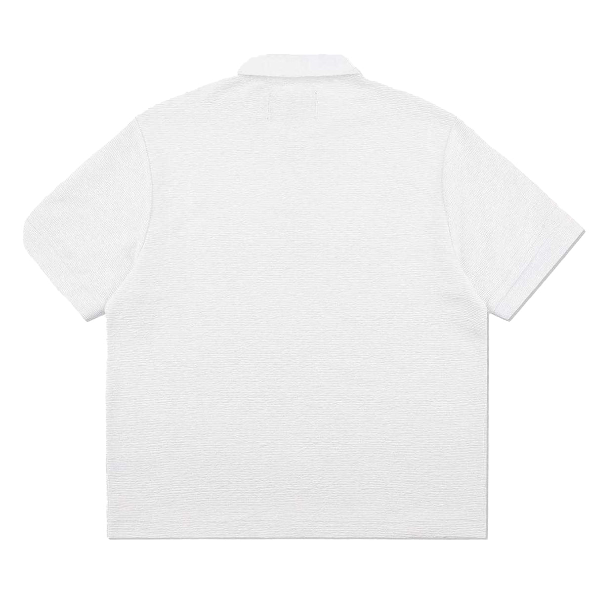 White - Back - Prevu Mens Ottoman Polo Shirt
