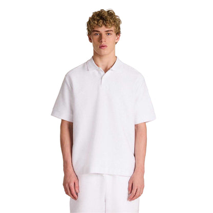 White - Lifestyle - Prevu Mens Ottoman Polo Shirt
