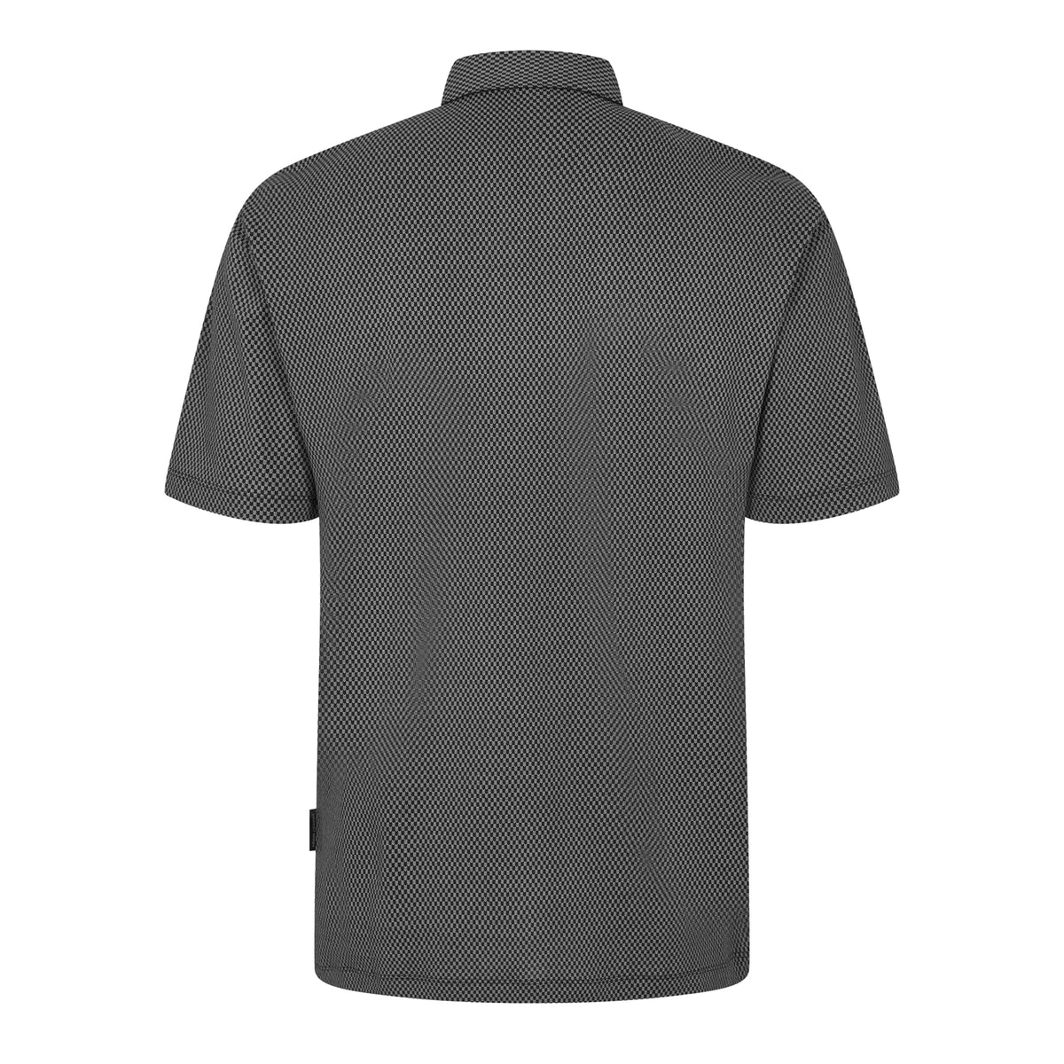 Navy - Back - Armani Exchange Mens Classic Textured Polo Shirt