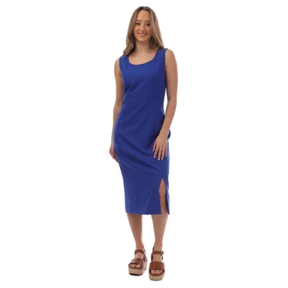 Blue - Front - Boss Womens-Ladies Demboka Dress