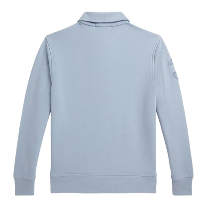 Estate Blue - Back - Ralph Lauren Childrens-Kids Fleece Quarter Zip Sweatshirt
