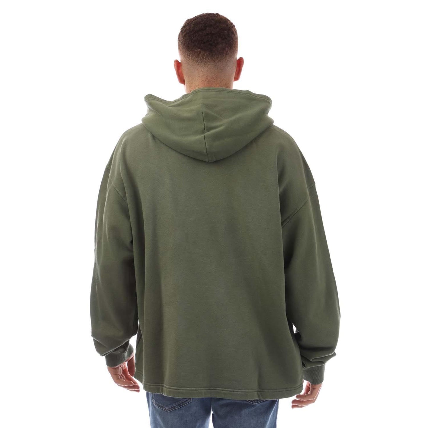 Green - Back - Diesel Mens S-Bunt-Hood Hoodie