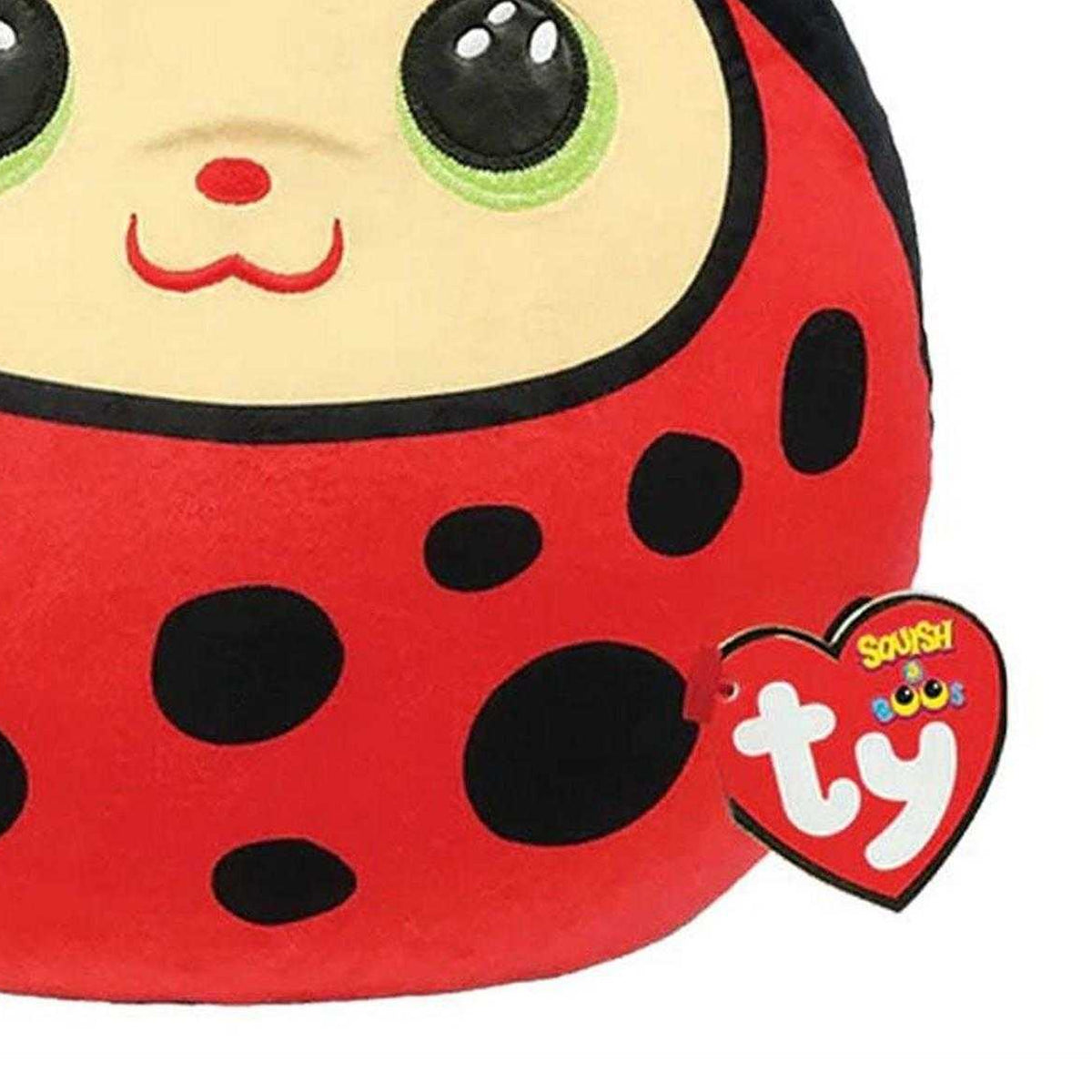 Multicoloured - Back - TY Squish A Boo Ladybird Plush Toy