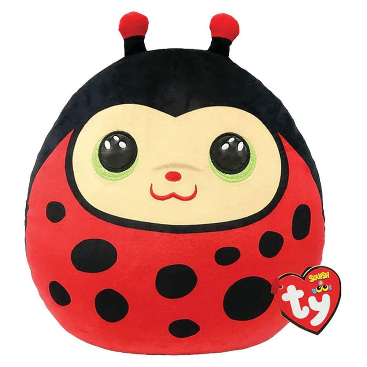 Multicoloured - Front - TY Squish A Boo Ladybird Plush Toy