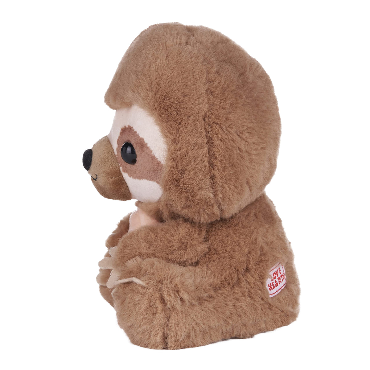 Pink-White - Side - Love Hearts Hearts Sloth Plush Toy