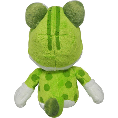 Green - Back - Super Mario Bros Cat Luigi Plush Toy