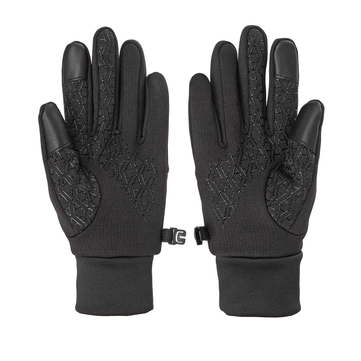 Black - Lifestyle - Arctic Army Mens Polar Fleece Gloves