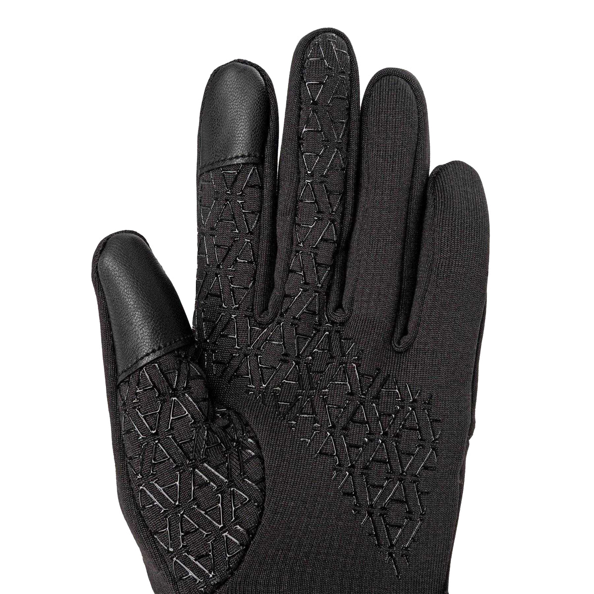 Black - Pack Shot - Arctic Army Mens Polar Fleece Gloves