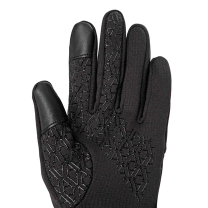Black - Pack Shot - Arctic Army Mens Polar Fleece Gloves
