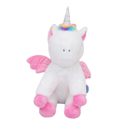 White - Back - Beiki Unicorn Plush Toy