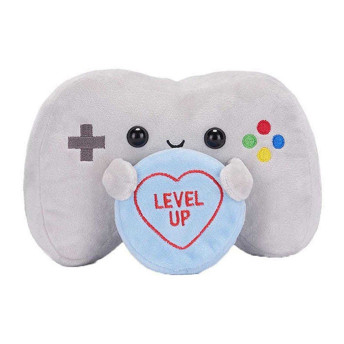 Black - Front - Love Hearts Level Up Controller Plush Toy