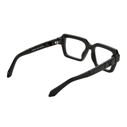 Black - Back - Off White Style 8u Plain Glasses