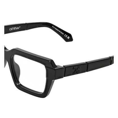 Black - Side - Off White Style 8u Plain Glasses