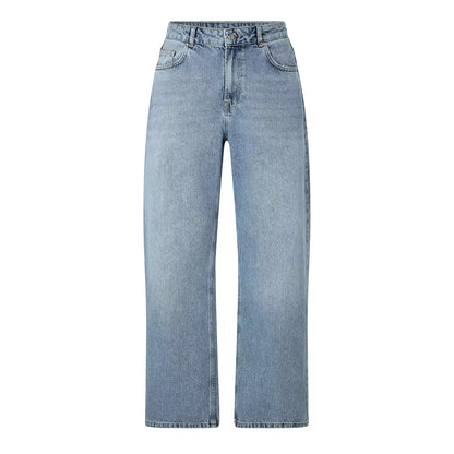 Vintage Wash - Front - Couture Club Mens Denim Wide Leg Jeans