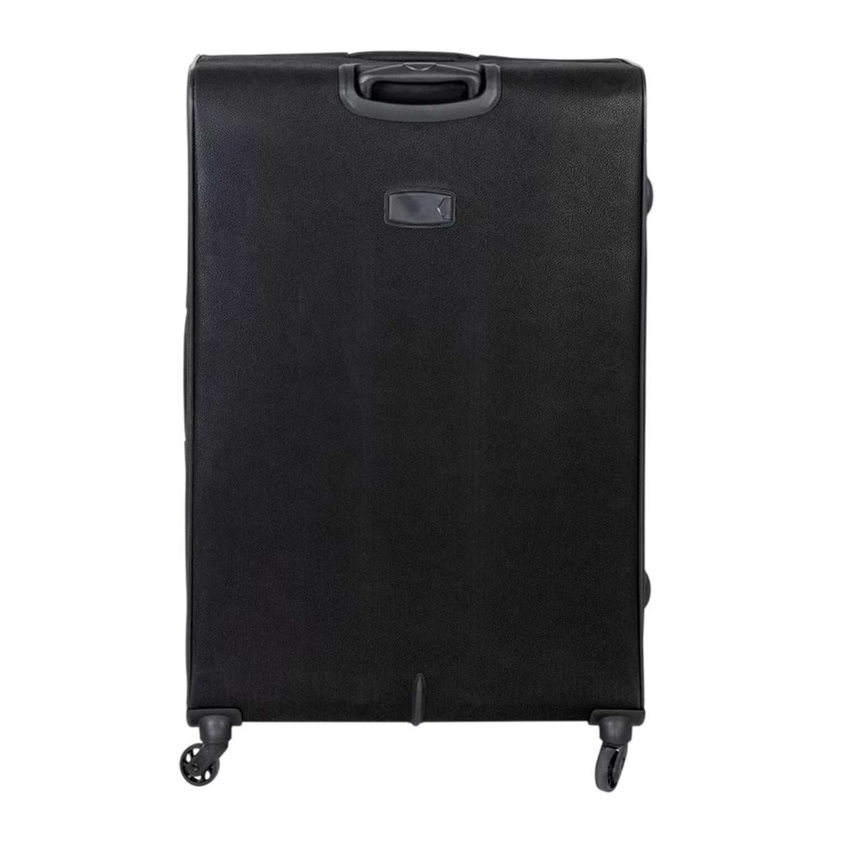 Black - Back - Linea Retro 4 Wheeled Suitcase