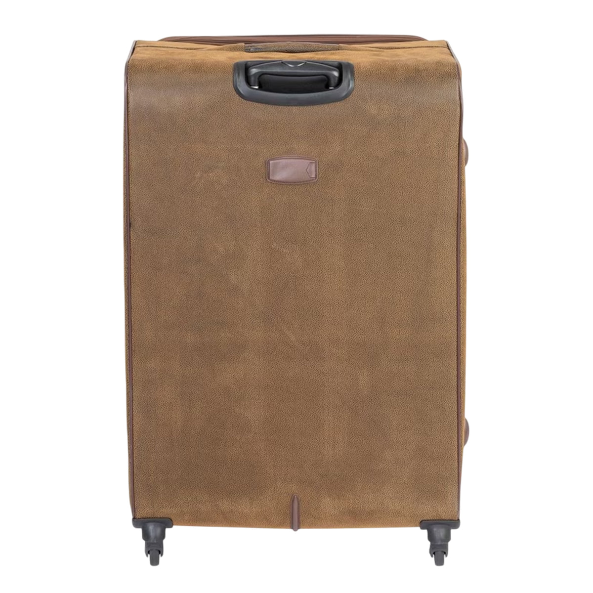 Brown - Back - Linea Retro 4 Wheeled Suitcase