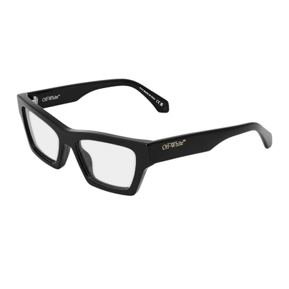 Black - Front - Off White Unisex Adult Style 7x Rectangular Glasses