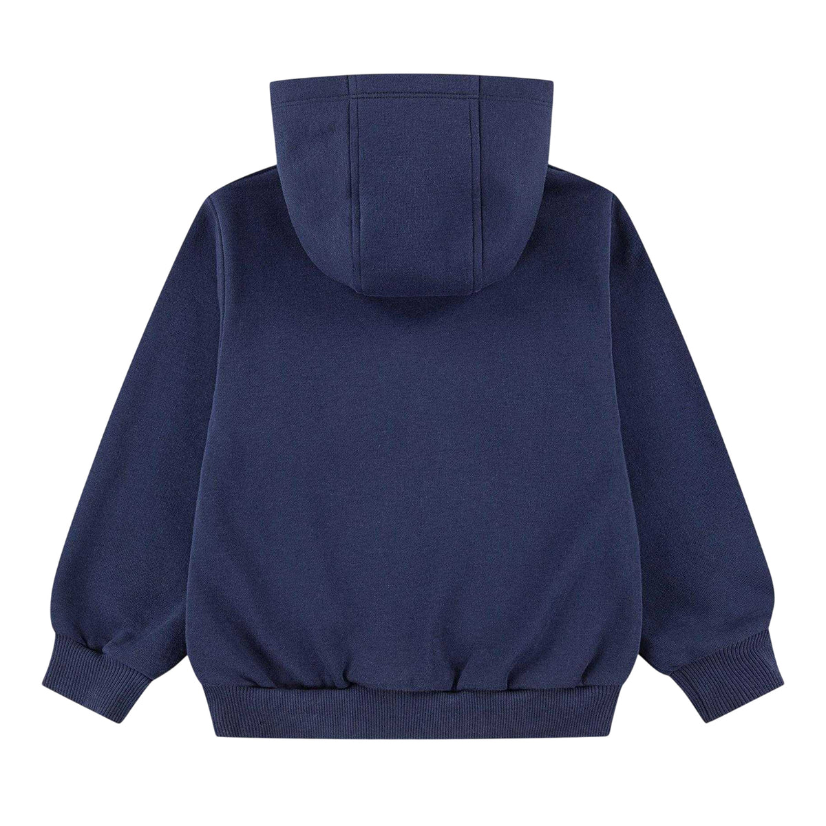 Navy - Back - Nike Childrens-Kids Sportswear Club Embroidered Logo Full Zip Hoodie