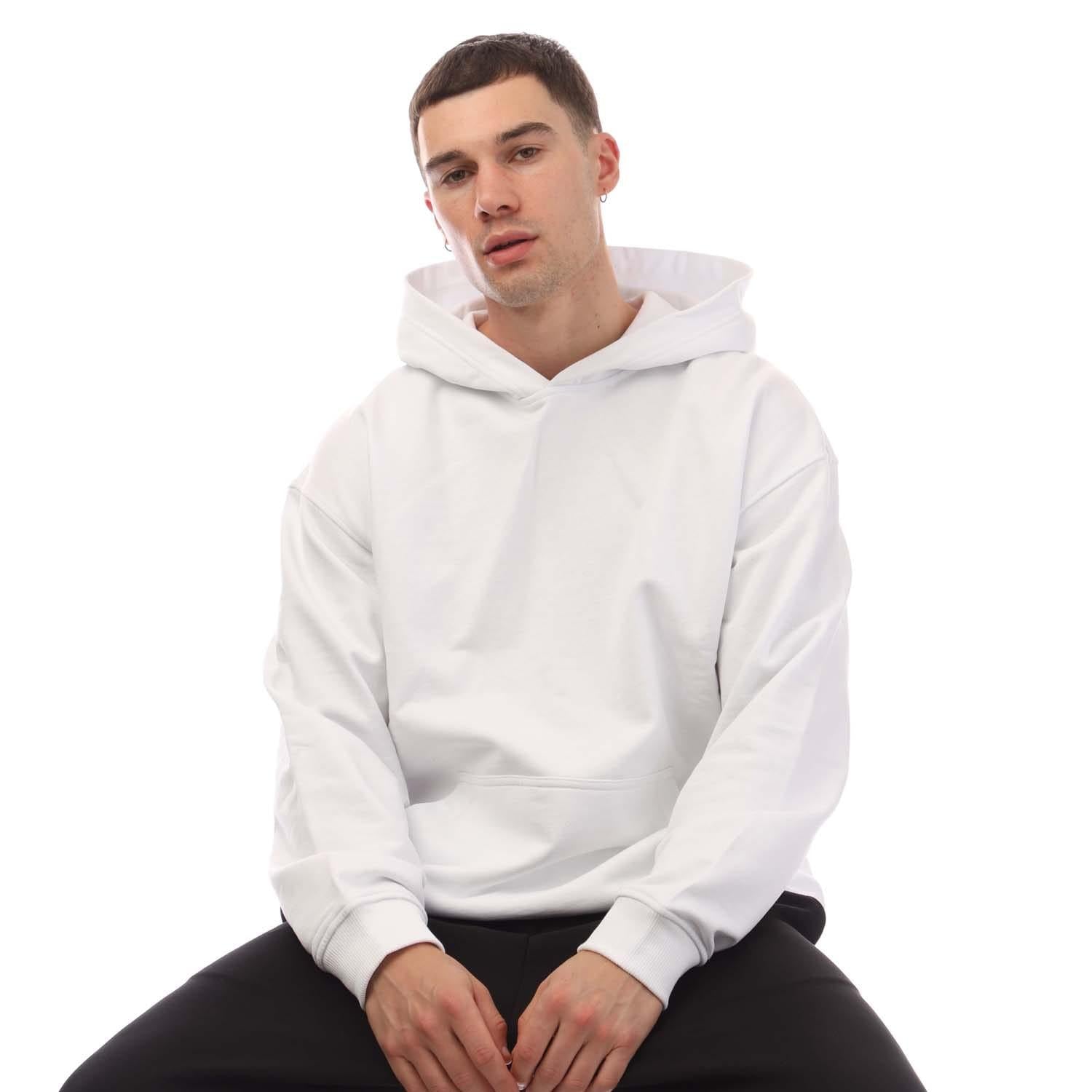White - Lifestyle - Diesel Mens S-Boxt-Hood-N8 Back Print Hoodie