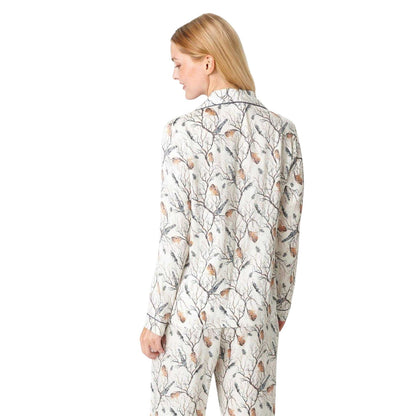 Snow White - Pack Shot - CCDK Copenhagen Womens-Ladies Joseph Tree Branch Pyjama Top
