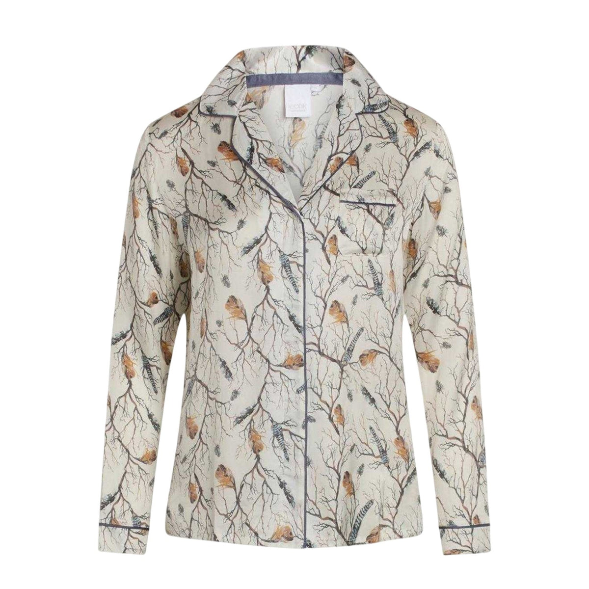 Snow White - Front - CCDK Copenhagen Womens-Ladies Joseph Tree Branch Pyjama Top