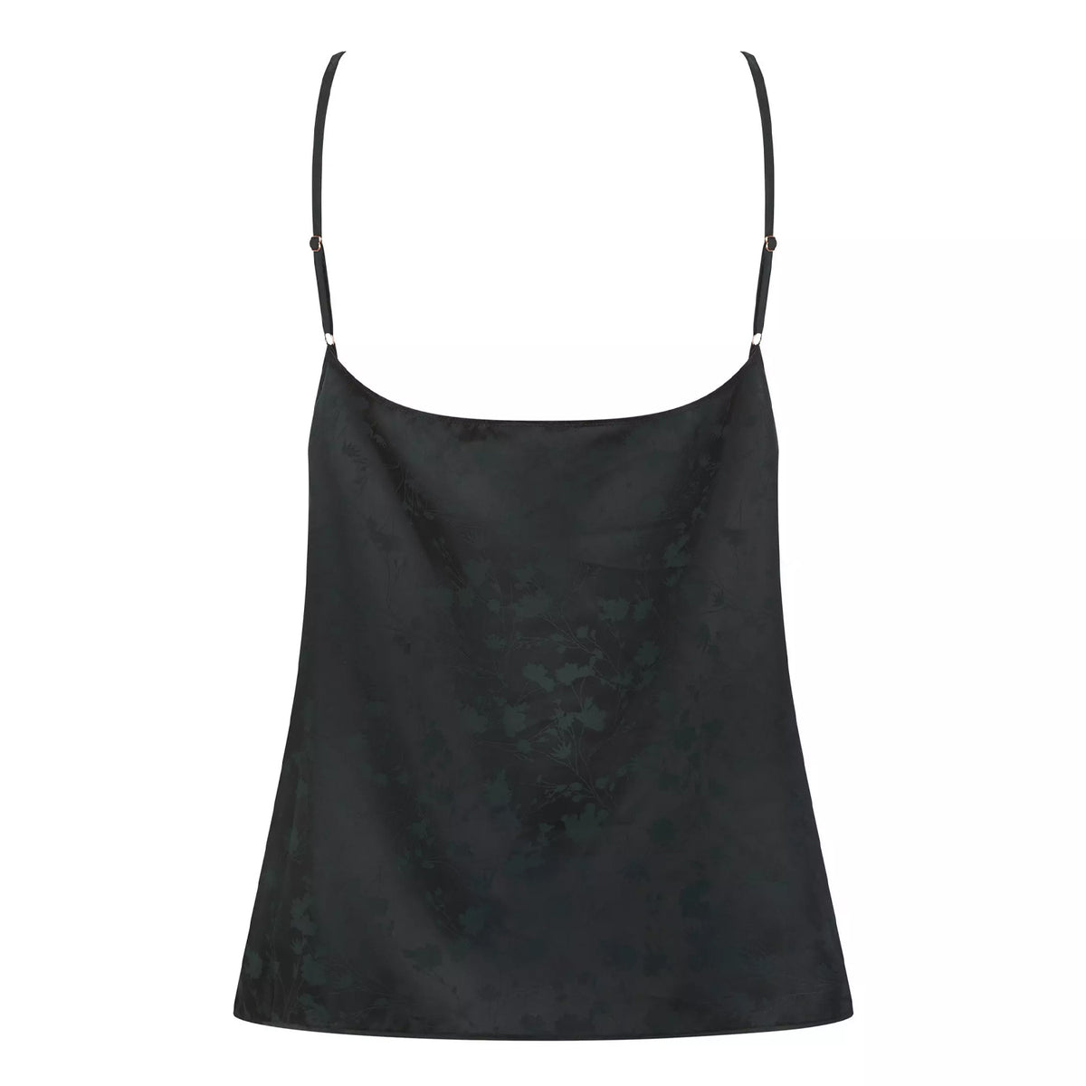 Black - Back - Ted Baker Womens-Ladies Leah Jacquard V Neck Sleeveless Pyjama Top