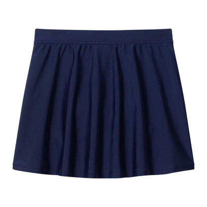 Navy - Back - Speedo Womens-Ladies Plain Swimming Skirt