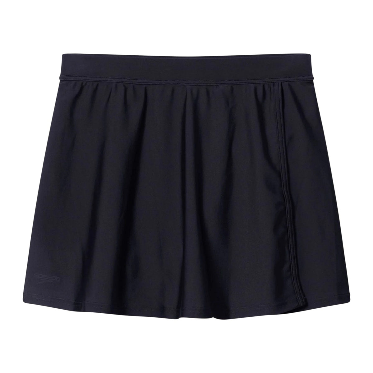 Black - Front - Speedo Womens-Ladies Plain Swimming Skirt