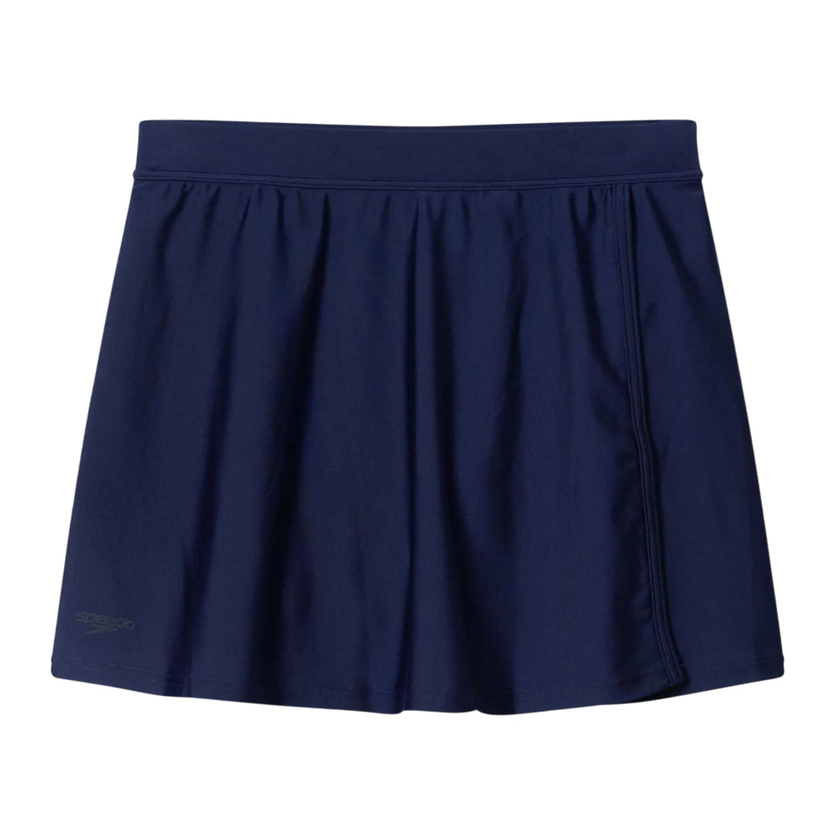 Navy - Front - Speedo Womens-Ladies Plain Swimming Skirt