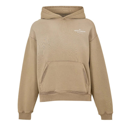 Beige - Front - Couture Club Mens Pullover Hoodie