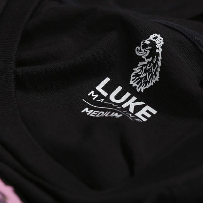 Black - Lifestyle - Luke 1977 Mens Cogolin Leaf Print T-Shirt