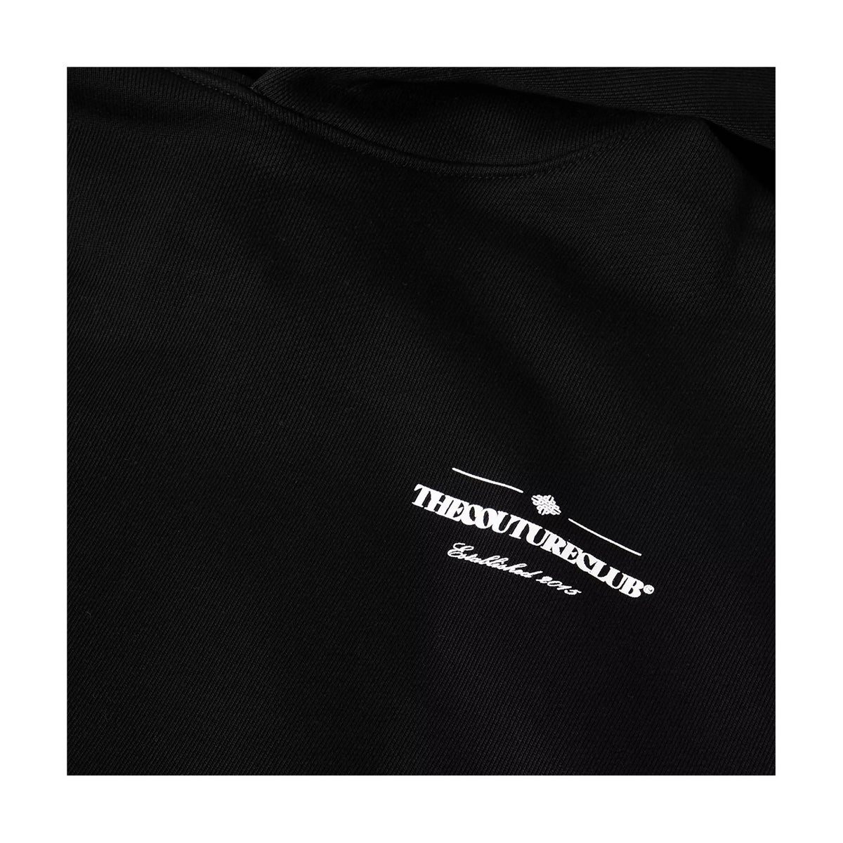 Black - Side - Couture Club Mens Copyright Pullover Hoodie