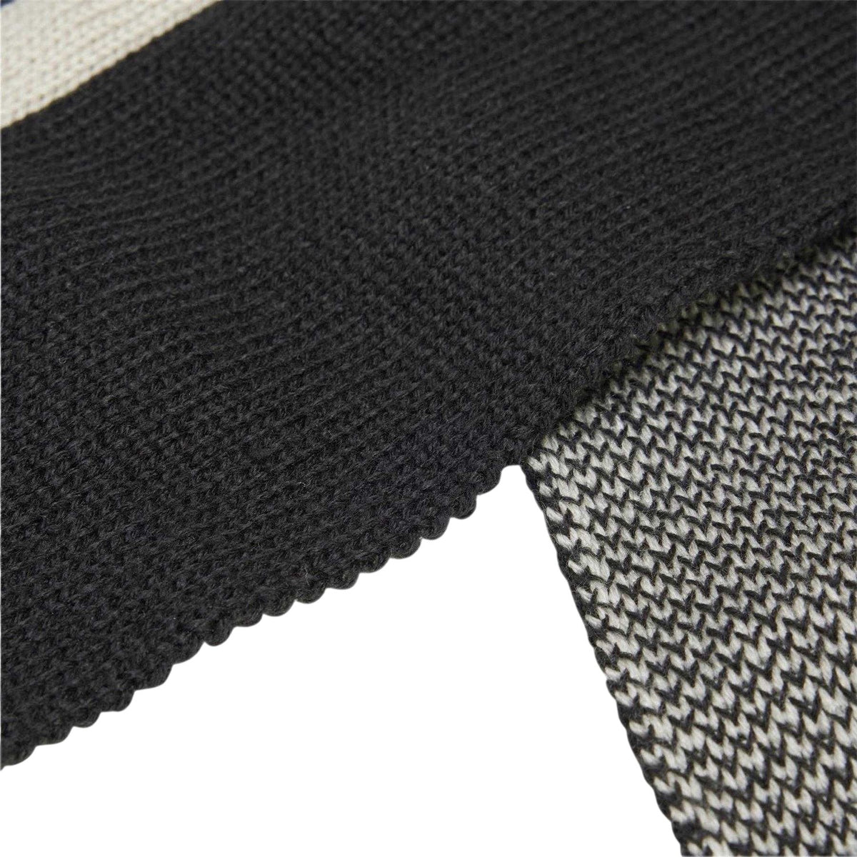 Black - Back - Y-3 Stripe Midweight Scarf