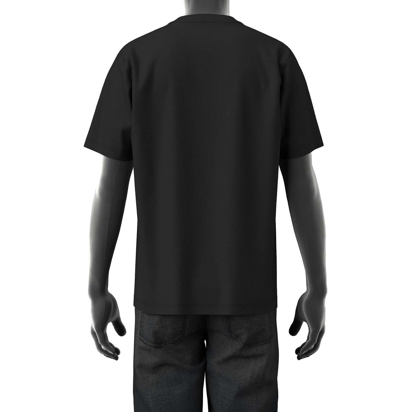 Black - Back - Diesel Mens T-Just-Microdiv T-Shirt