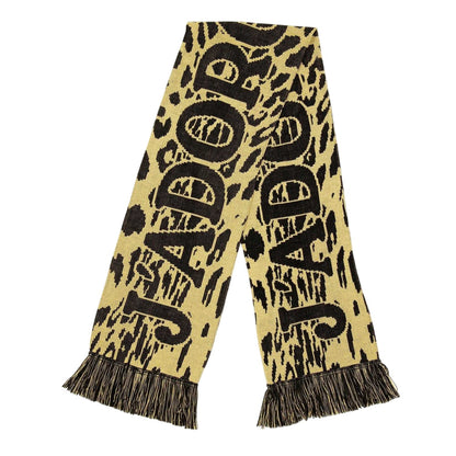 Beige - Front - Aries Mens Leopard Print Scarf