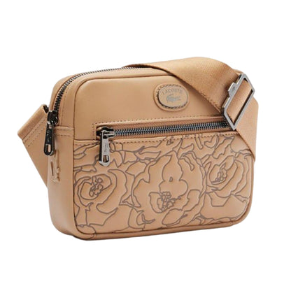 Brown - Side - Lacoste Holiday Satchel