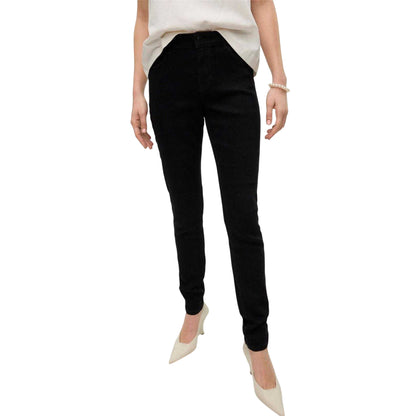 Black - Side - Vero Moda Womens-Ladies Ely Denim Skinny Jeans