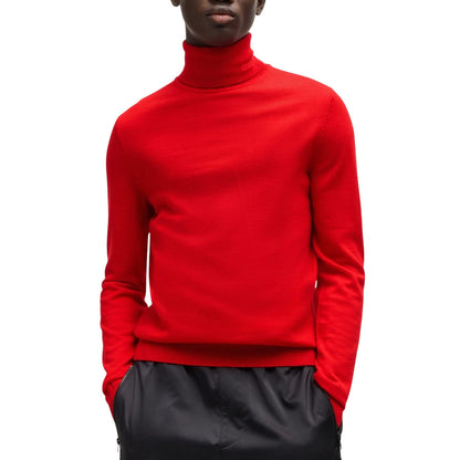 Pink - Lifestyle - Hugo Mens San Thomas Roll Neck Sweater Top