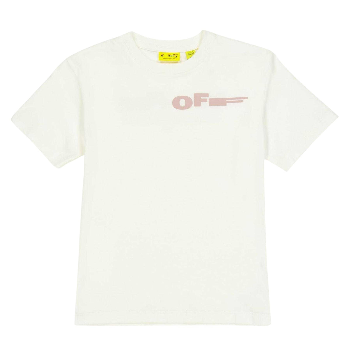 White - Front - Off-White Childrens-Kids Logo T-Shirt