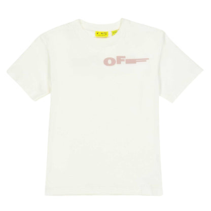 White - Front - Off-White Childrens-Kids Logo T-Shirt