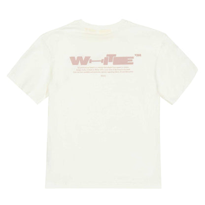 White - Back - Off-White Childrens-Kids Logo T-Shirt