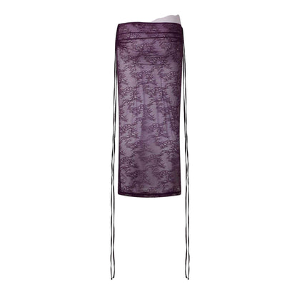 Plum Pink - Back - Mars The Label Womens-Ladies Sarong