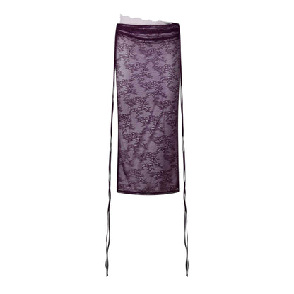 Plum Pink - Front - Mars The Label Womens-Ladies Sarong