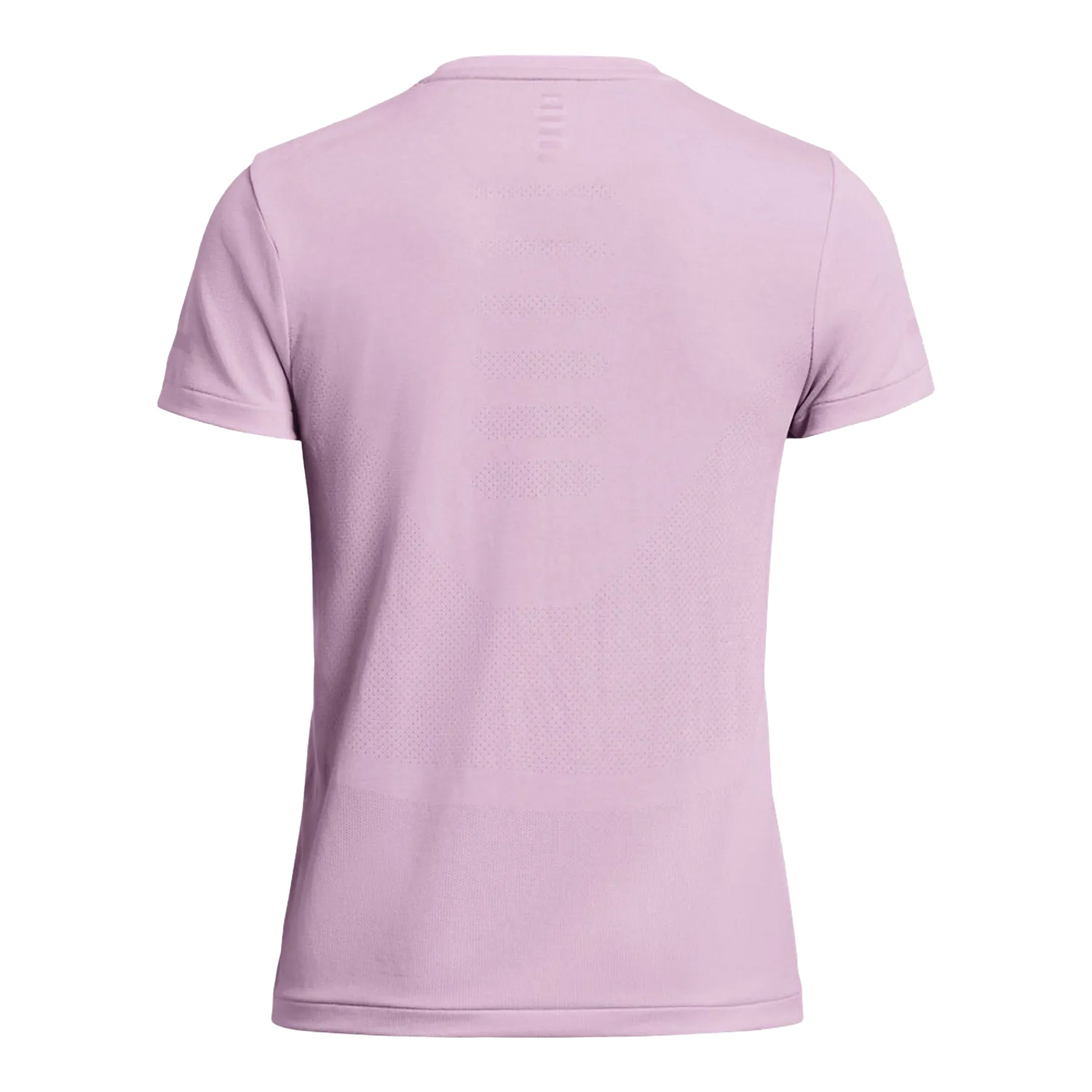Purple - Back - Under Armour Womens-Ladies Stride Seamless T-Shirt