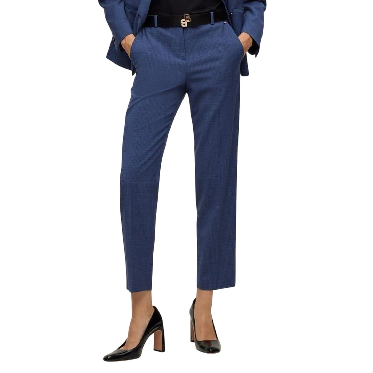 Blue - Lifestyle - Boss Womens-Ladies Tasewa Trousers