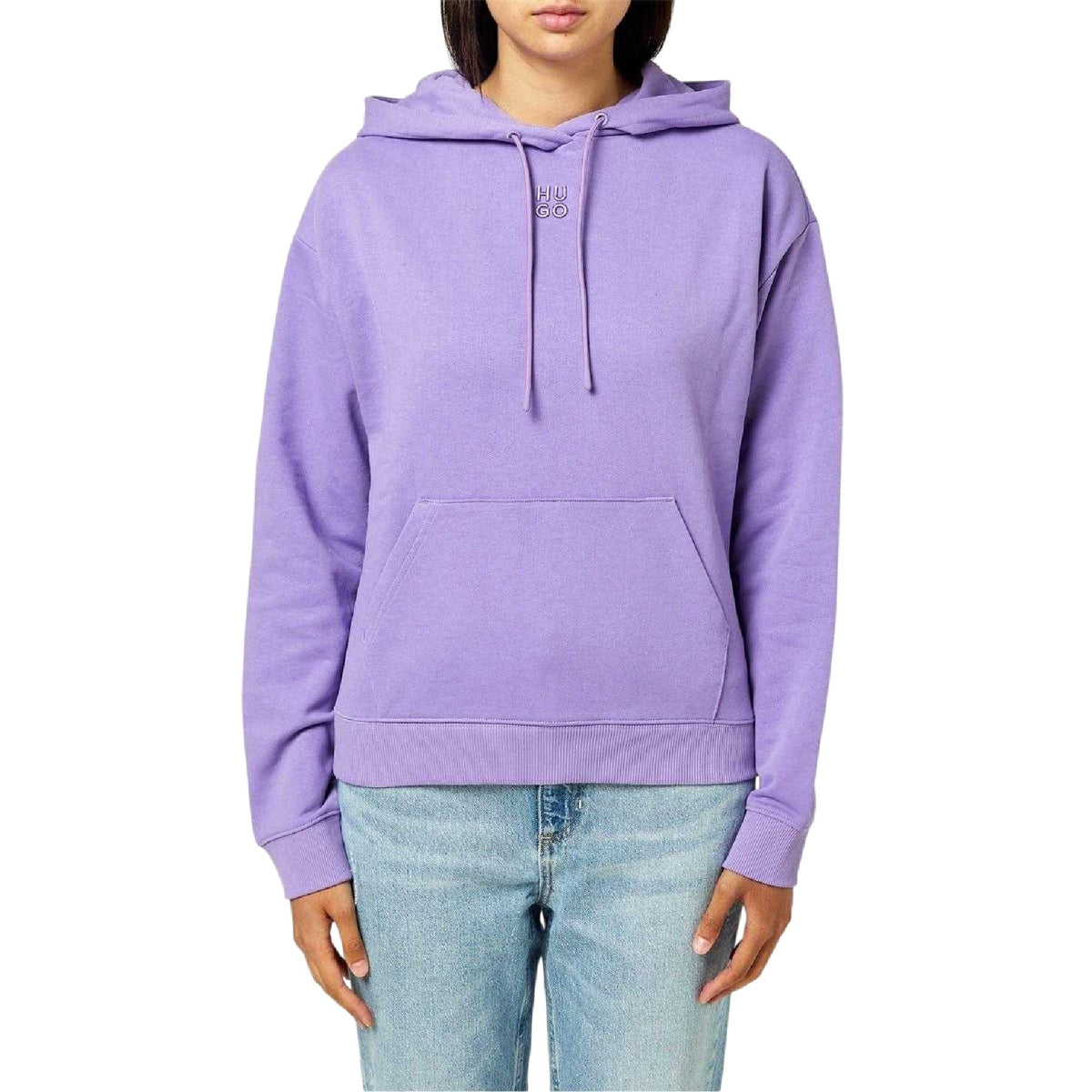 Purple - Lifestyle - Hugo Womens-Ladies Logo Hoodie