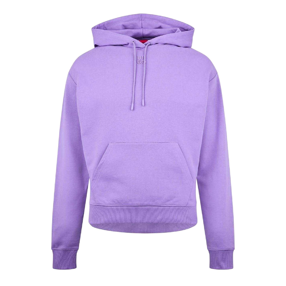 Purple - Front - Hugo Womens-Ladies Logo Hoodie